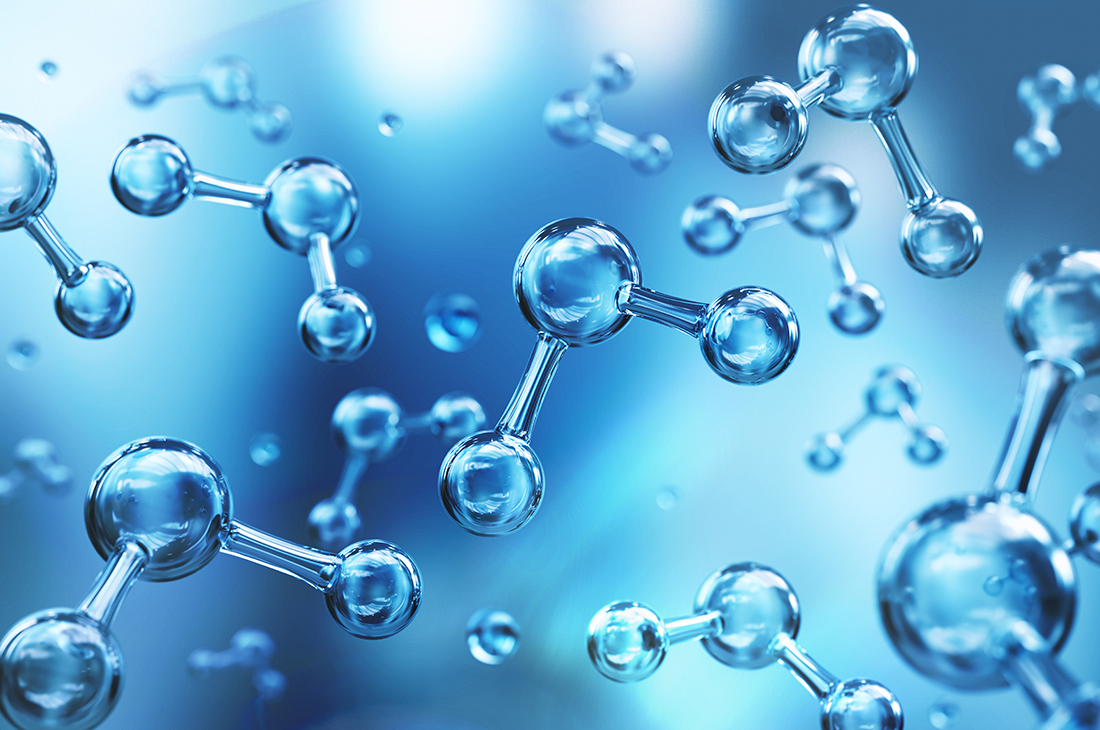 Water,Molecule,Model,,Science,Or,Medical,Background,,3d,Illustration.